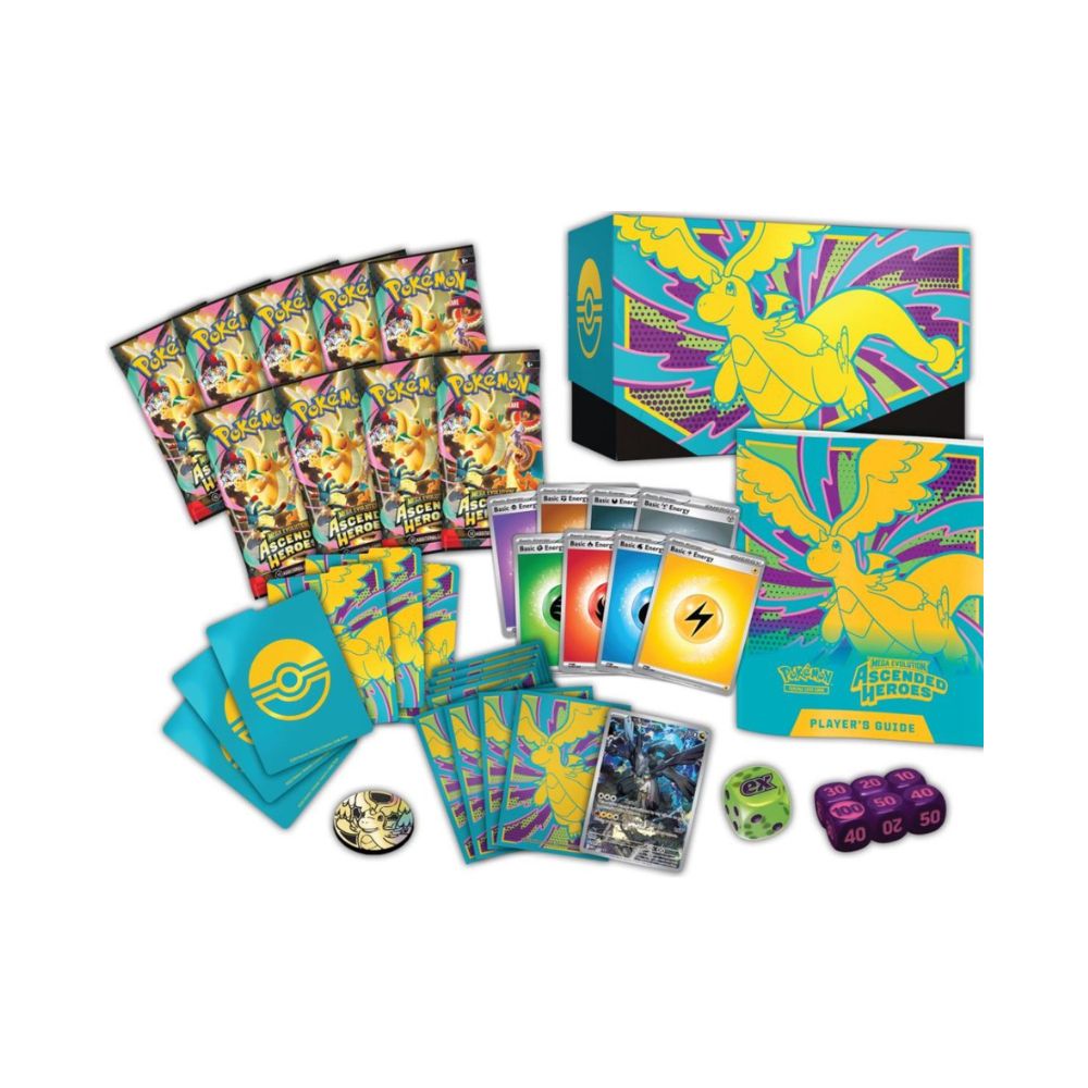 Pokémon TCG Cards Mega Evolution Ascended Heroes Elite Trainer Box