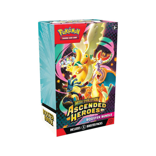 Pokémon TCG Cards Mega Evolution Ascended Heroes Booster Bundle