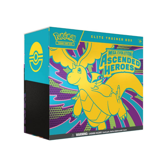 Pokémon TCG Cards Mega Evolution Ascended Heroes Elite Trainer Box