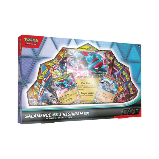 Pokémon TCG Cards Scarlet & Violet Salamence ex & Reshiram ex Premium Collection