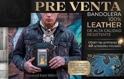 VINTRA 100% Leather Crossbody Bag — Limited Pre-Order Edition